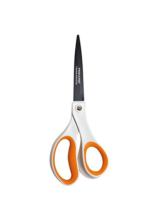 Ciseaux FISKARS TITANIUM anti-adhésifs 21cm pour droitier