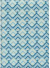 "Angle" bleu ivoire et or (50x70)