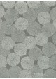 Lokta pompons argent fond gris (50x70)