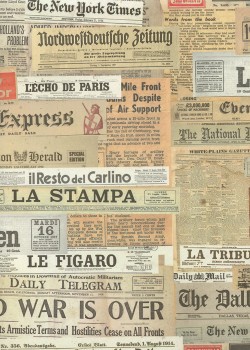Les titres de journaux (49,5x68)