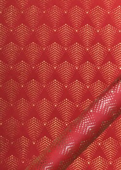 "Pampille" or fond rouge (50x70)