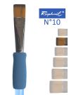 Pinceau à colle plat en nylon Raphael manche ergonomique très souple N°10