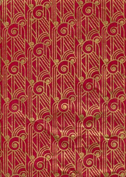 Lokta pharaon or fond rouge (50x75)