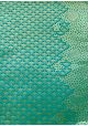 Lokta planche japonaise turquoise et or (50x75)