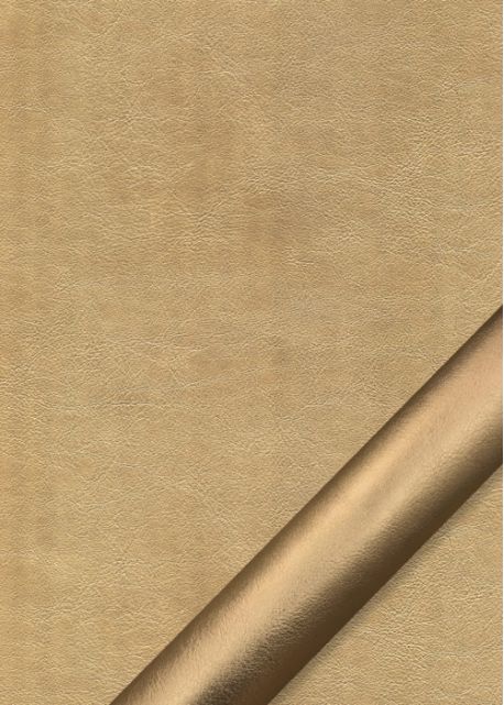 Simili cuir "Platinium" doré (70x100)