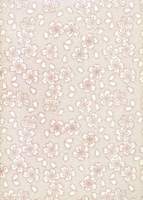 Hanami rouge et blanc (50x70)