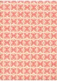 Papillons de fleurs roses et or (50x70)