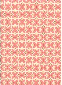 Papillons de fleurs roses et or (50x70)