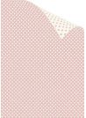 Recto verso "Pois ivoire fond rose / pois rose fond ivoire" (70X100)