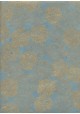 Lokta pompons or fond bleu (50x70)