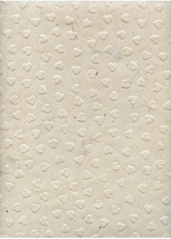 Papier lokta coeurs en relief (50x75)