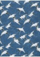 Les grues sur fond bleu (50x70)