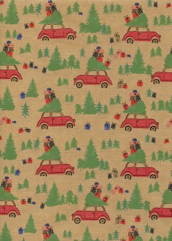 "Kraft fantaisie" la balade de Noël (70x100)