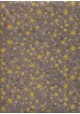 Pluie d'étoiles or sur fond café (48x68)