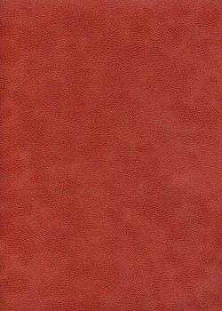 Simili cuir velours Zeste paprika (70x100)