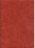 Simili cuir velours Zeste paprika (70x100)