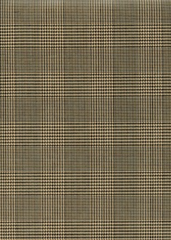 "Ecosse" noir et beige (50x70)