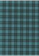"Tartan" noir et bleu canard (50x70)