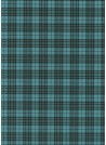 "Tartan" noir et bleu canard (50x70)