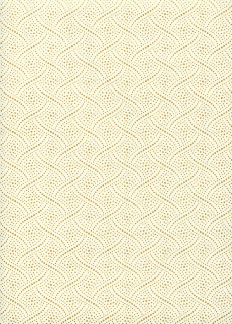 "Tressage" or fond ivoire (50x70)
