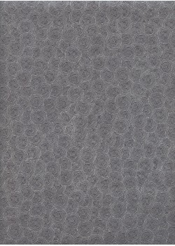Lokta "Rondanlo" argent fond gris anthracite (50x75)