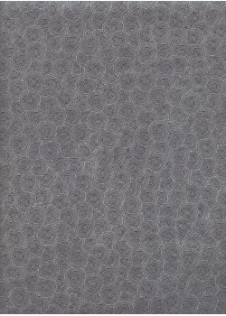 Lokta "Rondanlo" argent fond gris anthracite (50x75)