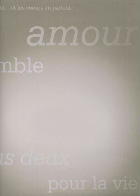 Papier scrapbooking "Amour" 70024 (30x30)