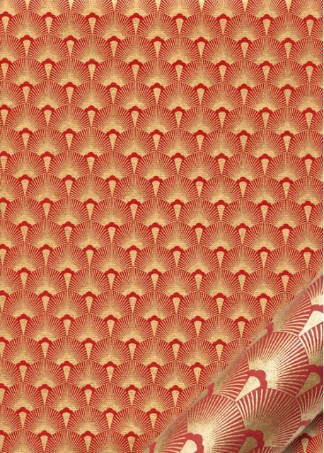 Mazurka rouge et or (50x70)