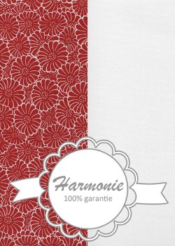 HARMONIE DUO Floral blanc et rouge
