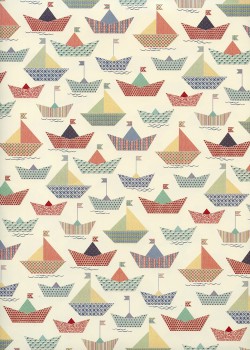 Les petits bateaux en origami (70x100)