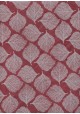 Papier lokta empreinte de feuilles gris clair fond bordeaux (50x75)