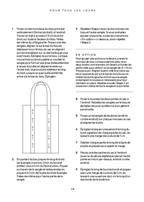 SACS 18 BASIQUES A FAIRE SOI-MEME
