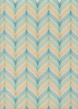 "Les accolades" menthe turquoise et or (50x70)
