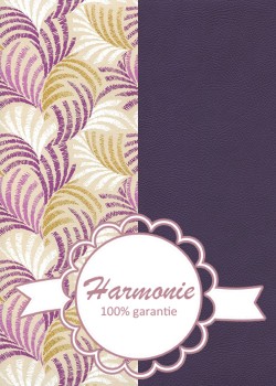 HARMONIE DUO Fougères mauve et or