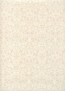 "Ornements" rose nacré fond ivoire (54x78)