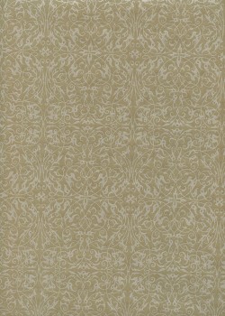 "Ornements" blanc nacré fond taupe (54x78)