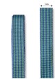 Ruban décoratif rayés vert et bleu