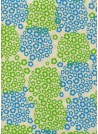 Papier lokta hortensia anis et bleu (50x75)