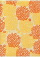 Papier lokta hortensia jaune et orange (50x75)