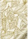 Papier lokta feuilles or fond naturel (50x75)