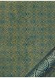 Papier lokta coquilles or fond bleu canard (50x75)