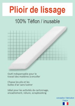 Plioir de lissage 100% téflon / inusable (12cm)