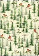 Les oiseaux dans les sapins (70x100)