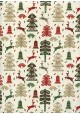 Les motifs de Noël fond ivoire (70x100)