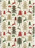 Les motifs de Noël fond ivoire (70x100)