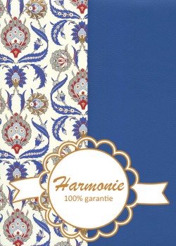 HARMONIE DUO Milan bleu réhaussé or