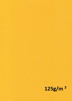 Papier A4 "vivaldi 125g" jaune vif (21x29.7)