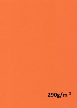 Papier A4 "vivaldi 290g" orange (21x29.7)