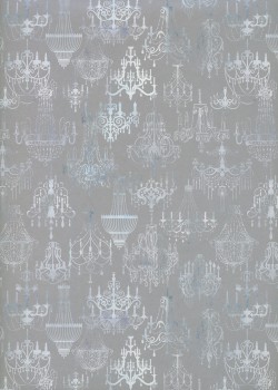 Collection de lustres fond gris (50x70)