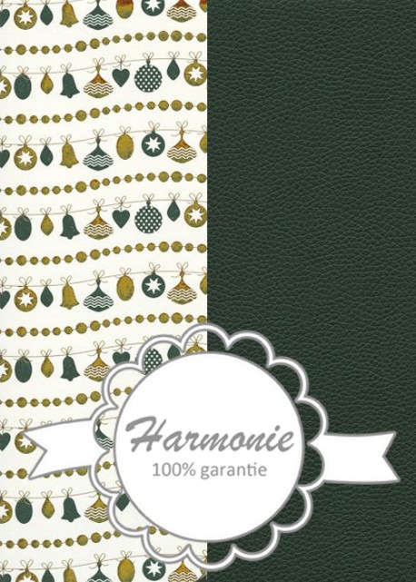 HARMONIE DUO Les guirlandes de Noël vertes et or